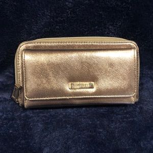 Nine West Wallet in Brushed Titanium Color